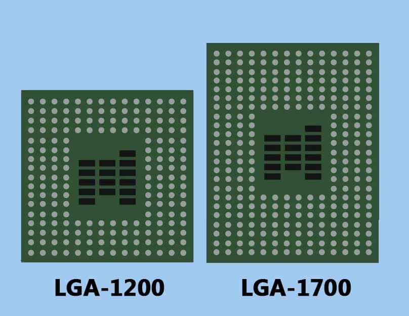 LGA 1200 vs LGA 1700