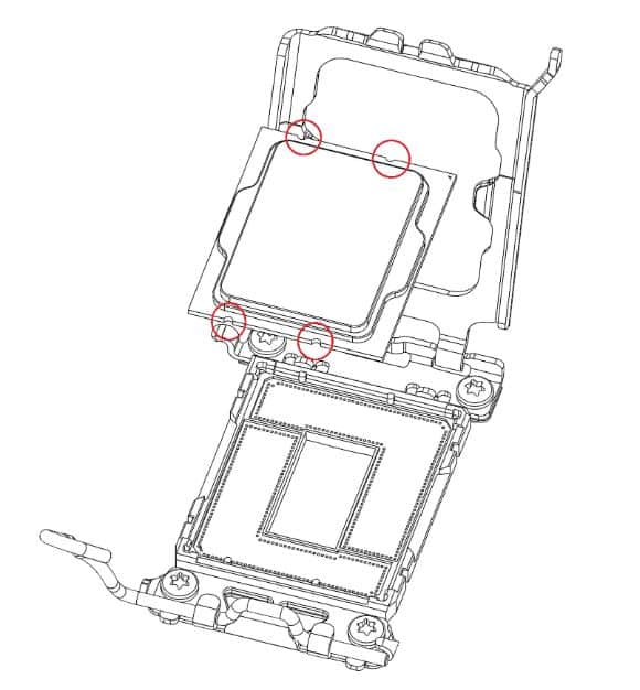 socket mechanism of LGA 1700 socket as compared to LGA 1200 socket. 