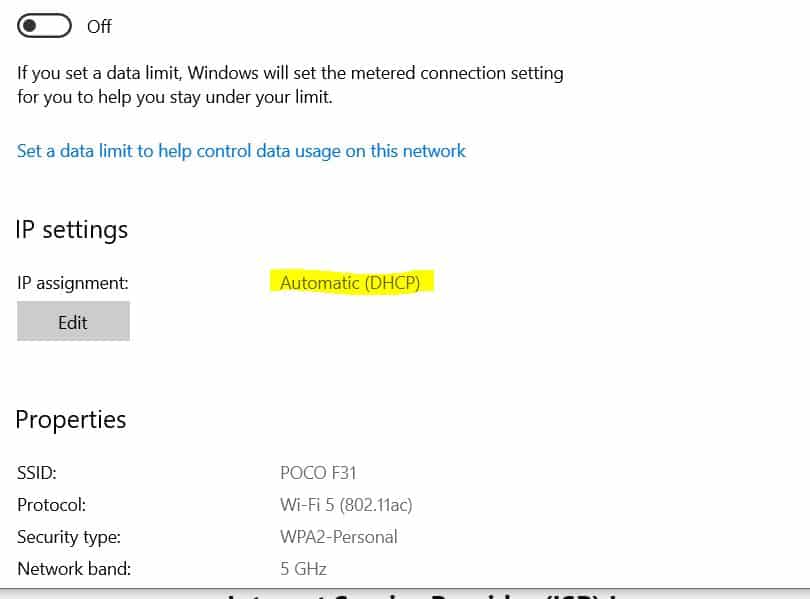 set DHCP to Automatic to avoid any WiFi disconnection issues