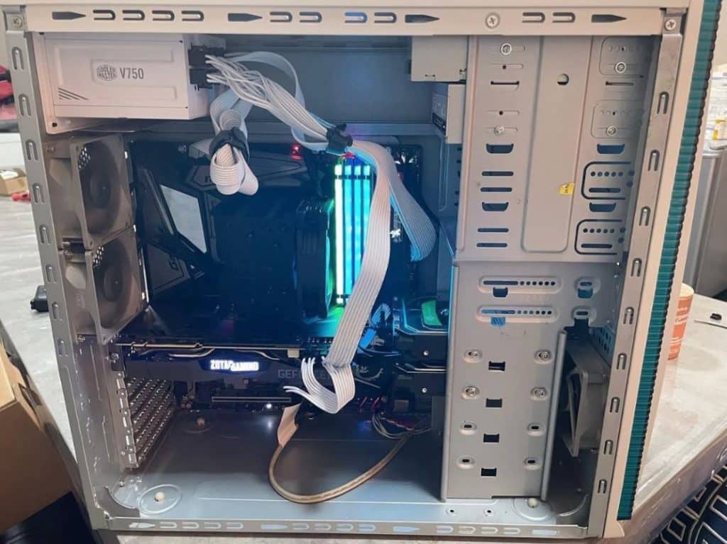 get a spacious pc case to improve airflow
