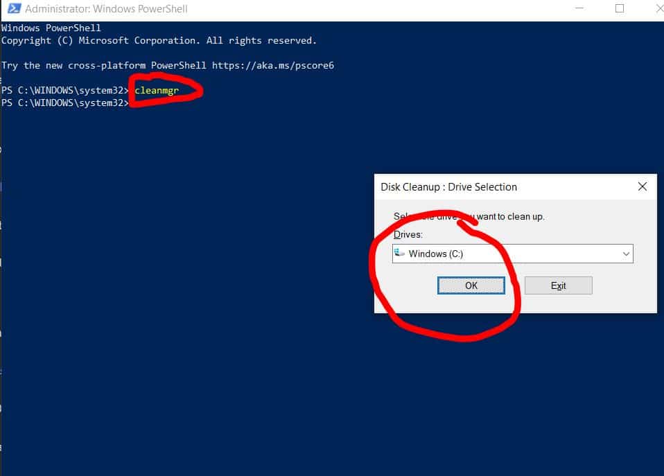 Windows PowerShell utility for fixing WDF issue 