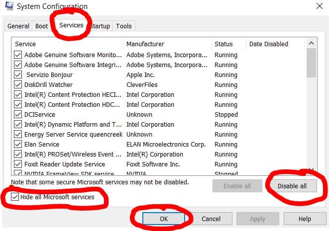 System Configuration