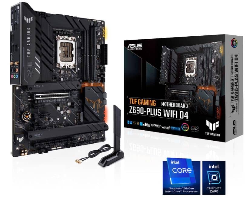 ASUS TUF GAMING Z690-PLUS WIFI D4 motherboard